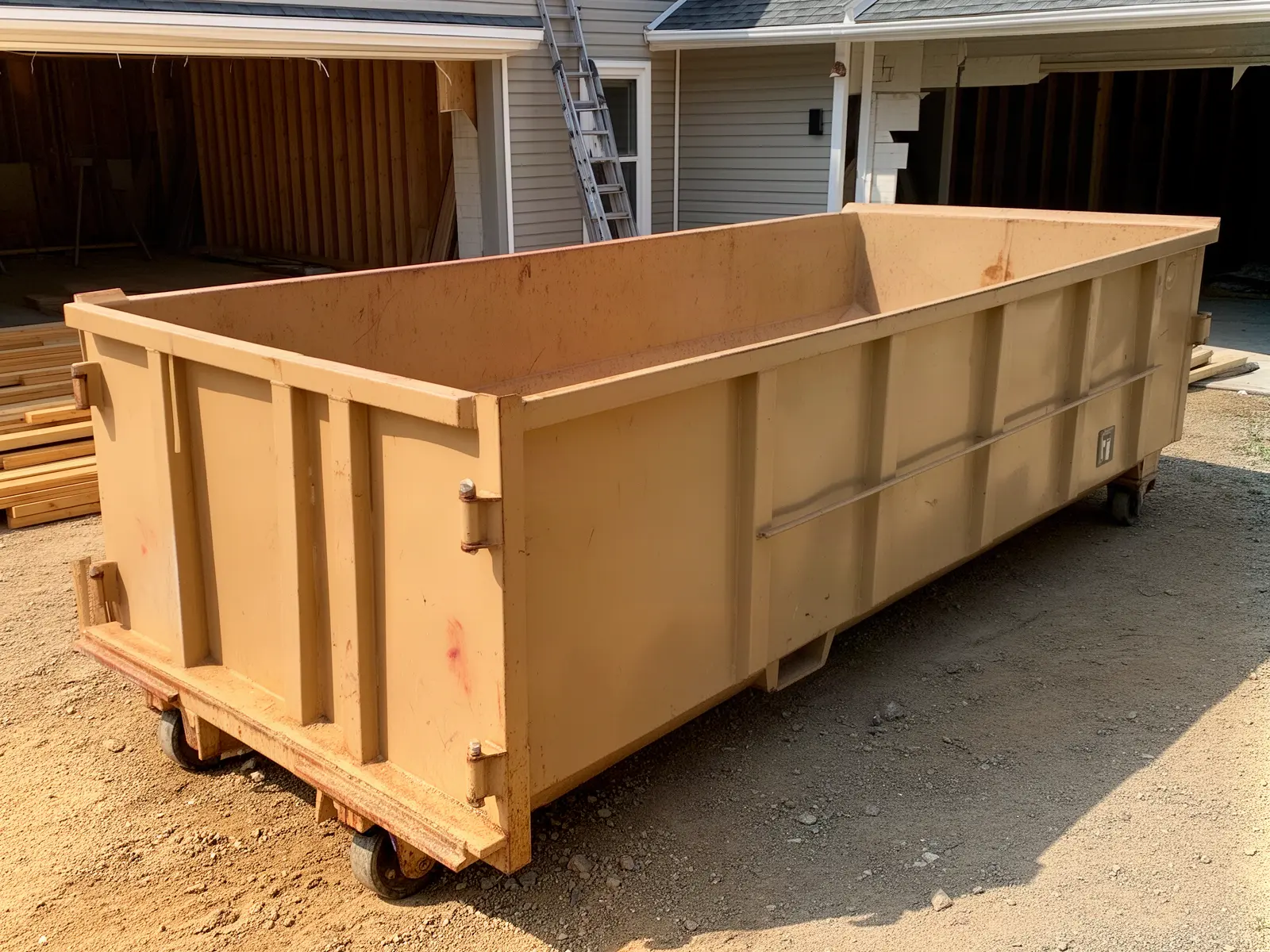 Roll-off dumpster from Sierra Dumpster Rental in San Bernardino, CA
